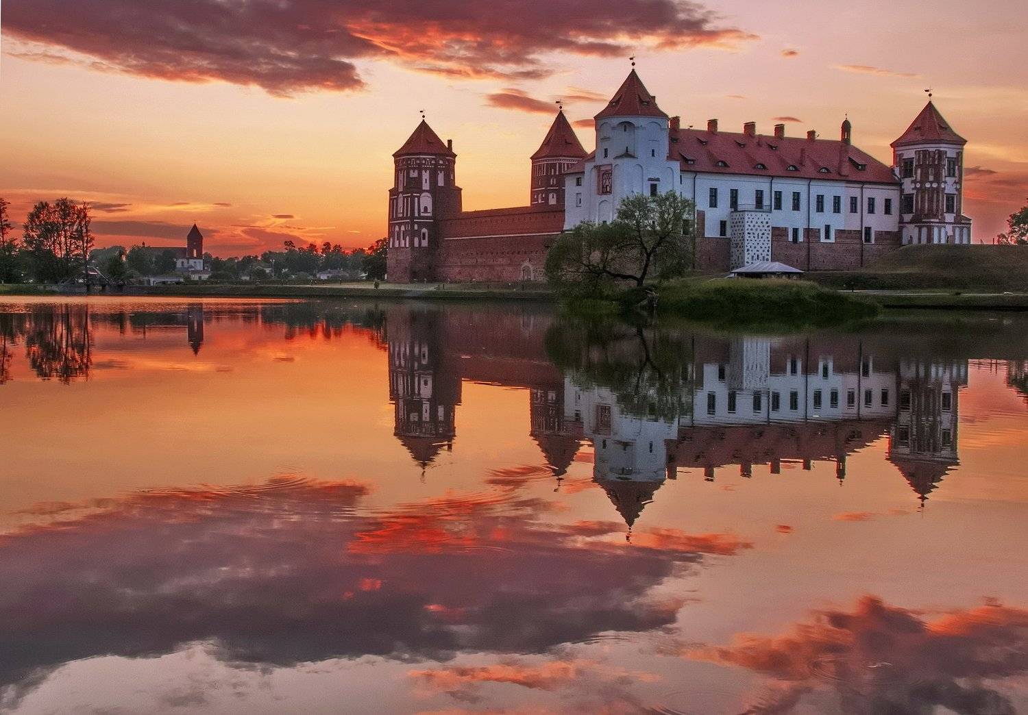 закат, замок, Александр Гвоздь