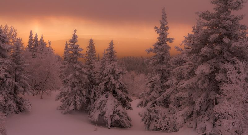 Южный Урал, Зимний лес, Уреньга Чертоги зимы фото превью