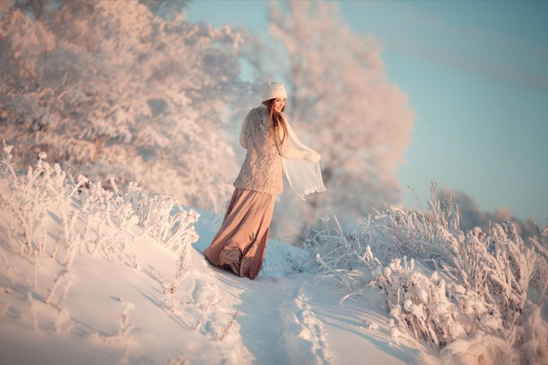 Снежная прогулка... фото превью