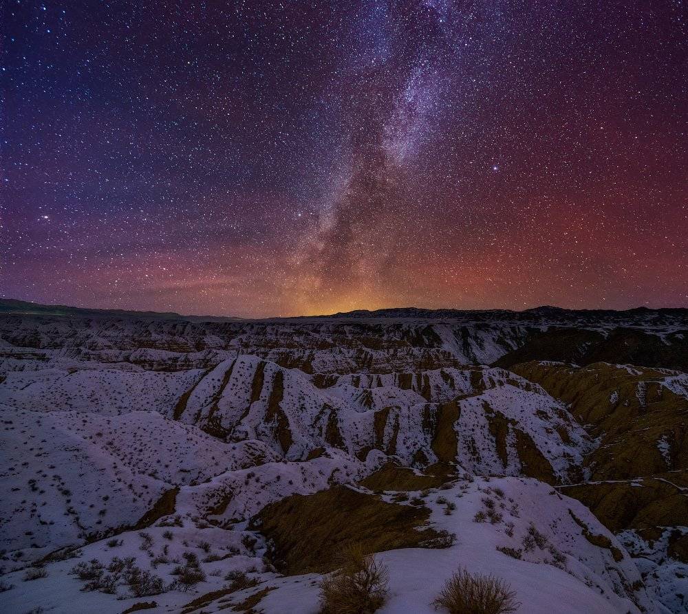 ночное небо, каньон, жабыр, чарын, Ольга Кулакова