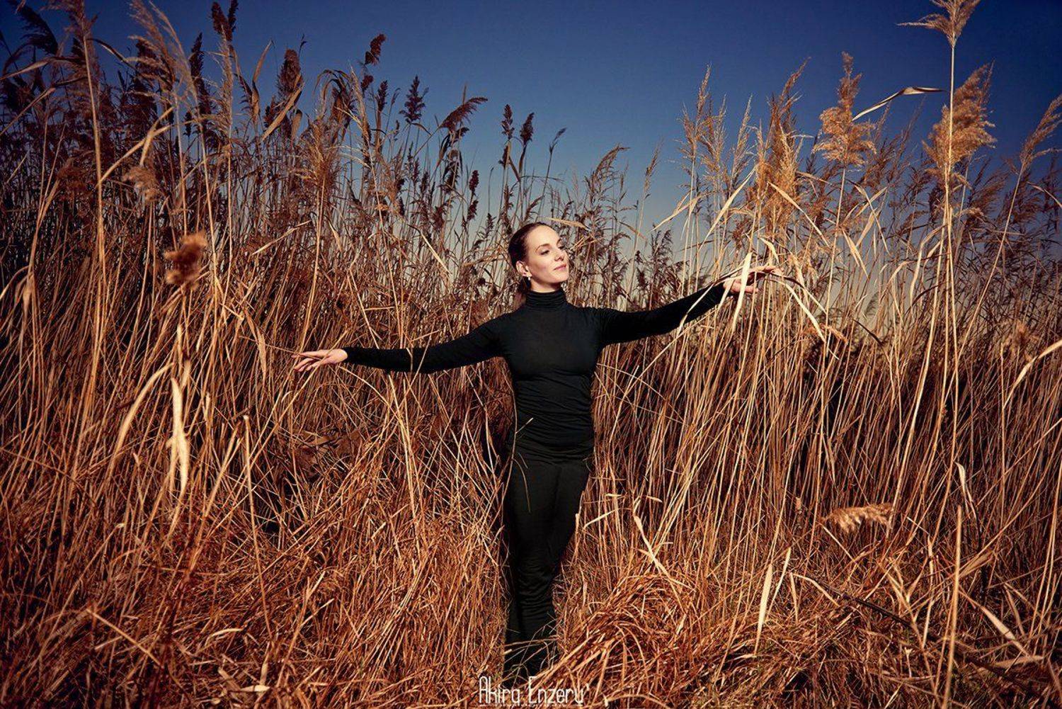 night, landscape, ballet, ballerina, dance, dancing,, Enzeru Akira