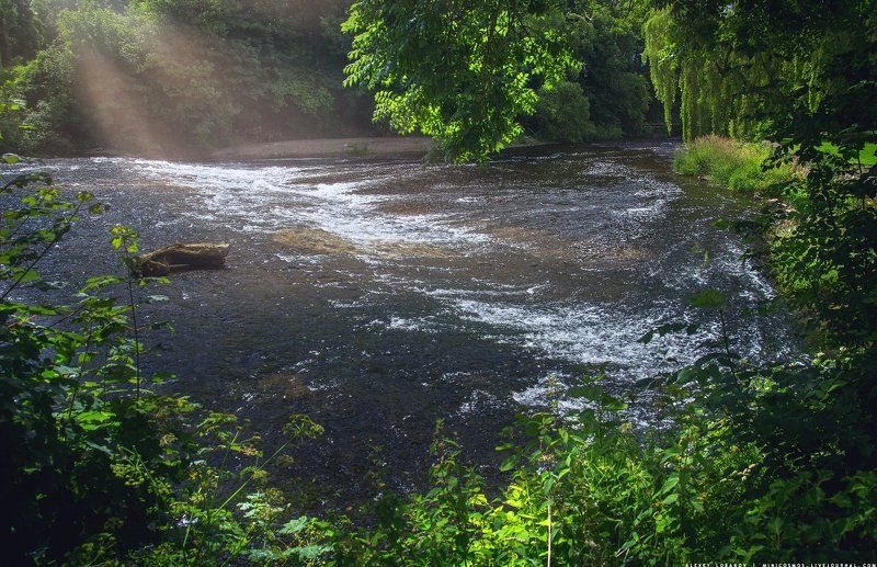 exe, devon, england Утро на Эксе фото превью