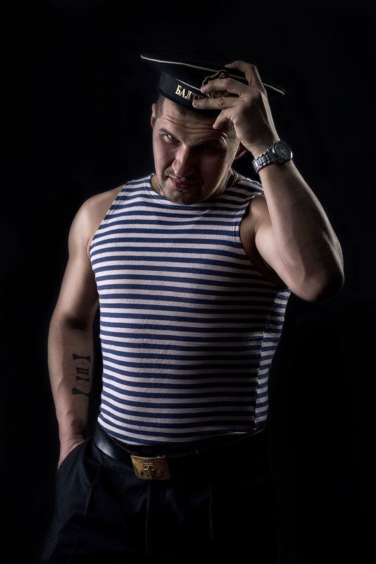 мужской портрет,  Моряк фото превью