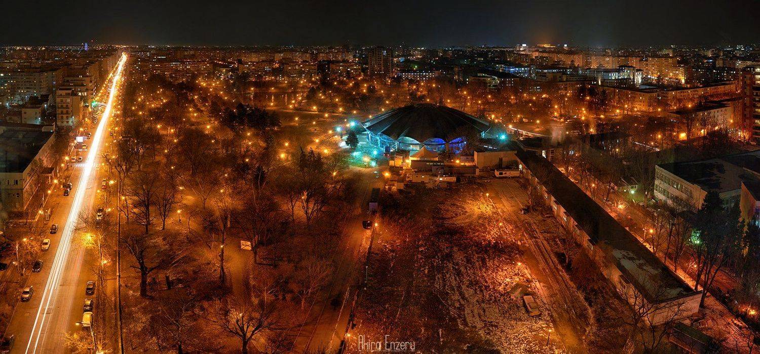 night, landscape,, Enzeru Akira