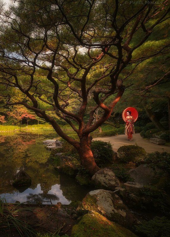 В парке Хэйан фото превью