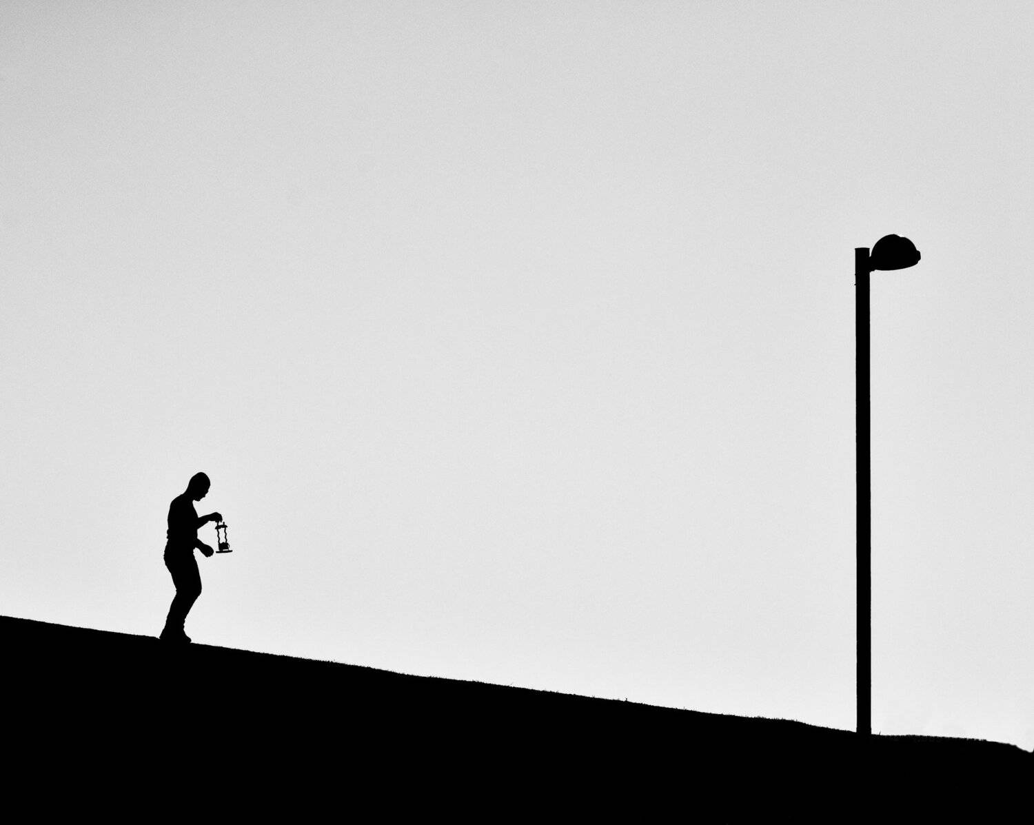 silhouette street black&white, vladimir algazin
