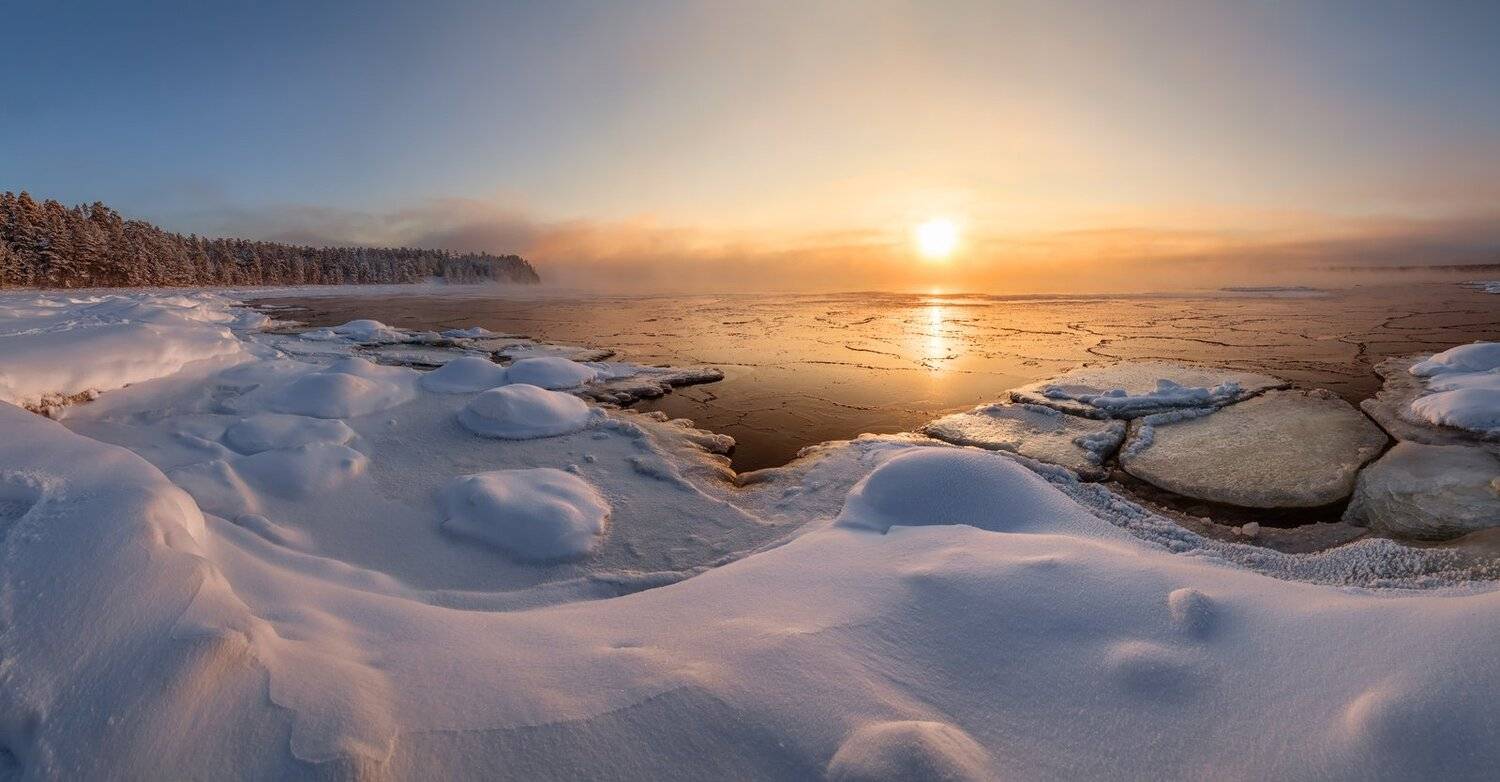 Ладога, Ладожское озеро, мороз, Ленинградская область , Арсений Кашкаров