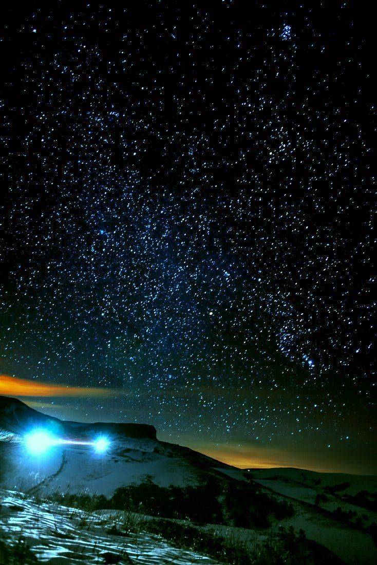 гумбаши, зима, мороз, ночь, Елена Брежицкая