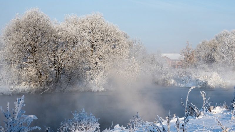Русская зима фото превью