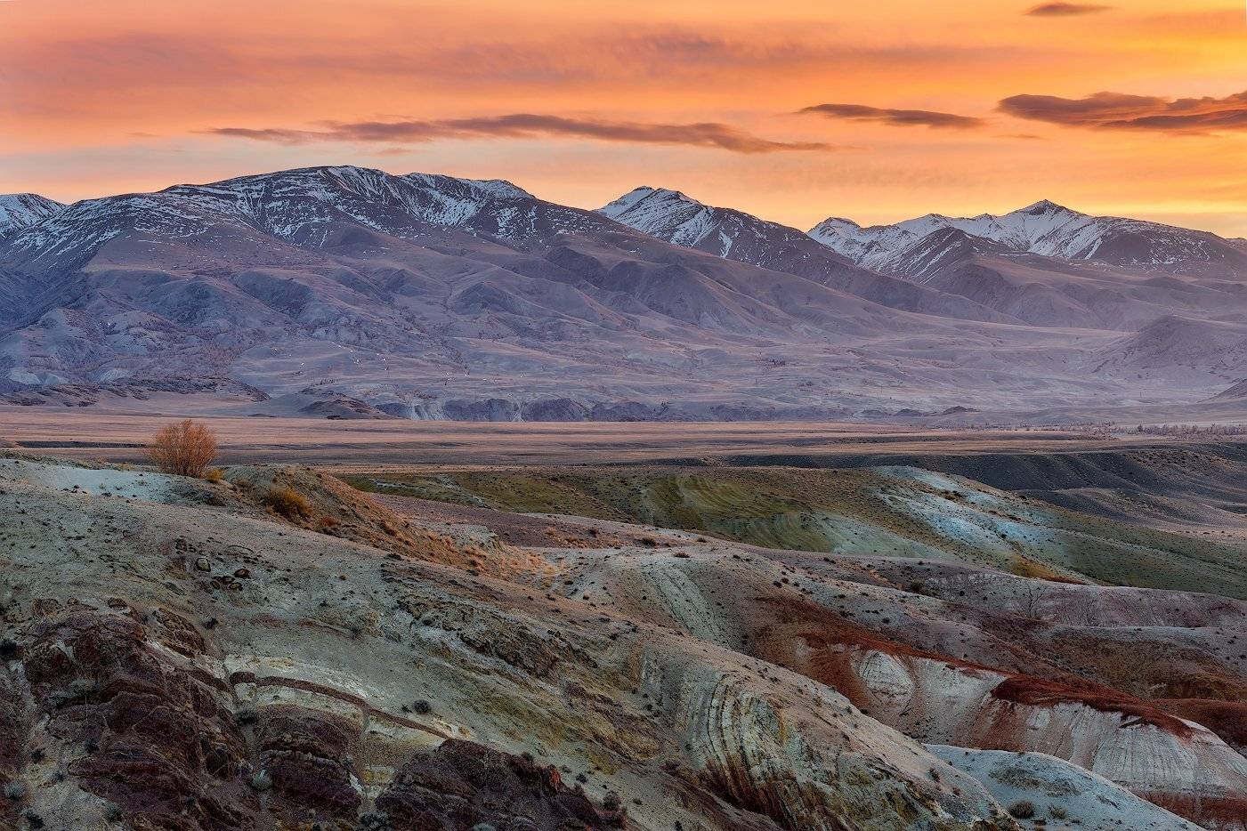 пейзаж, алтай, горы, рассвет, небо, Dmitriy  Baginskiy