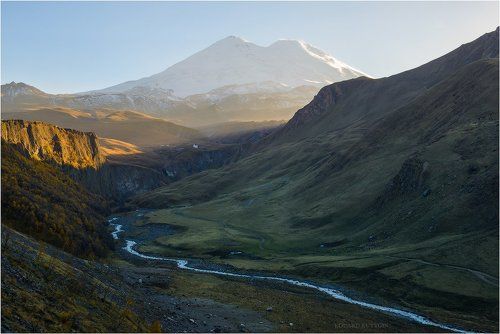 Предзакатный Эльбрус