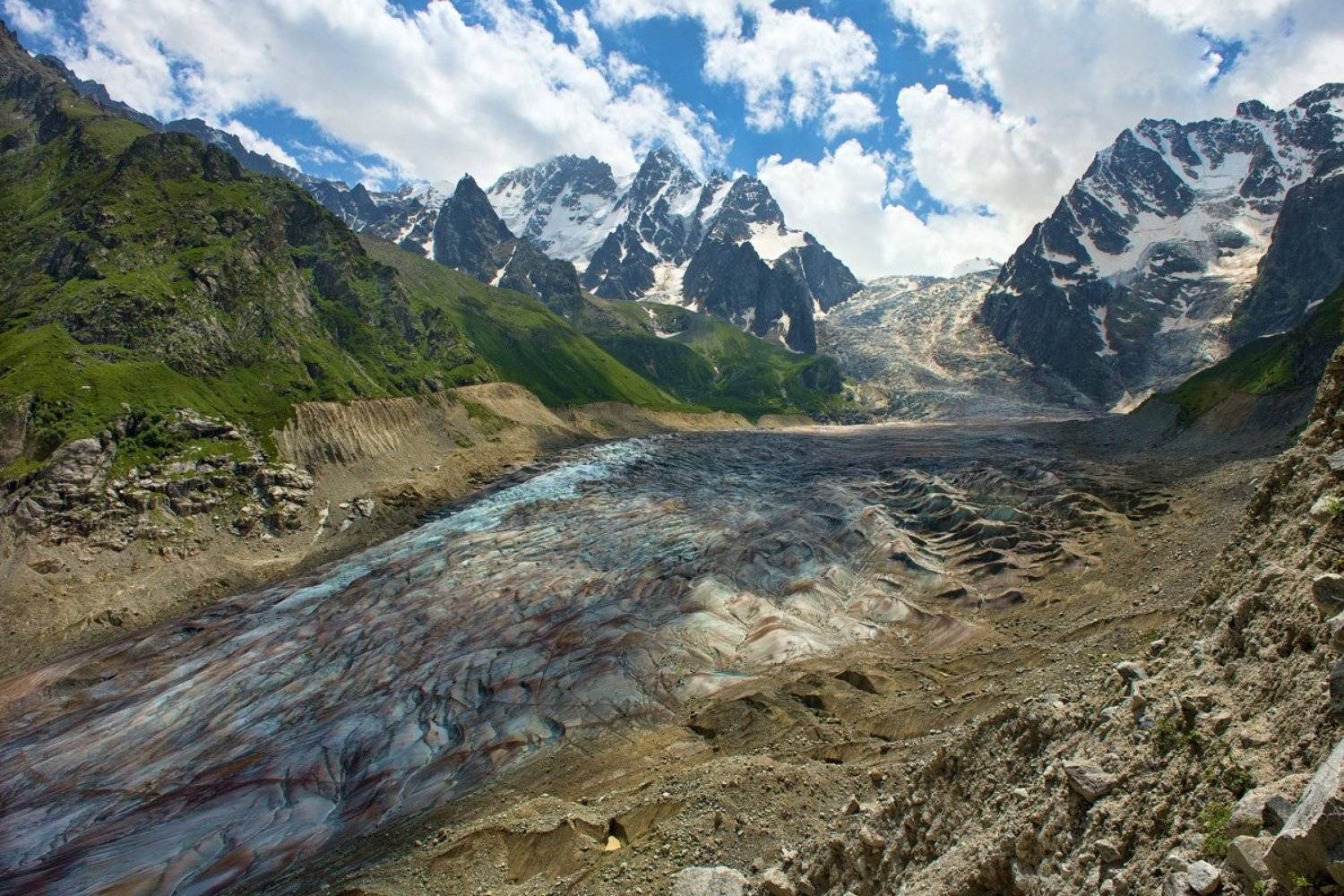 осетия, северная осетия, горы, ледник, кавказ, россия, природа, пейзаж, landscape, ossetia, north ossetia, russia, nature, карагуом, summer, wildlife, Илья Гомыранов