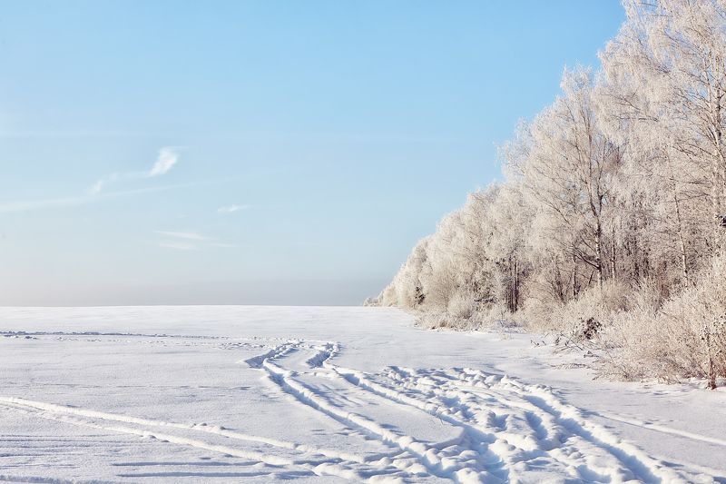 Зимний день фото превью