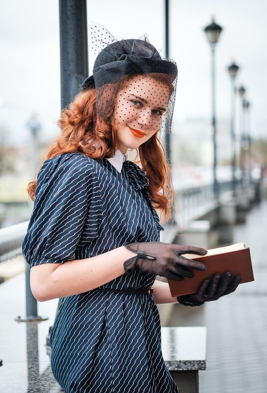 portrait vintage retro girl fujifilm xe2 Алеся фото превью