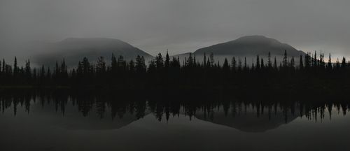 Полночь над Полигональными озерами