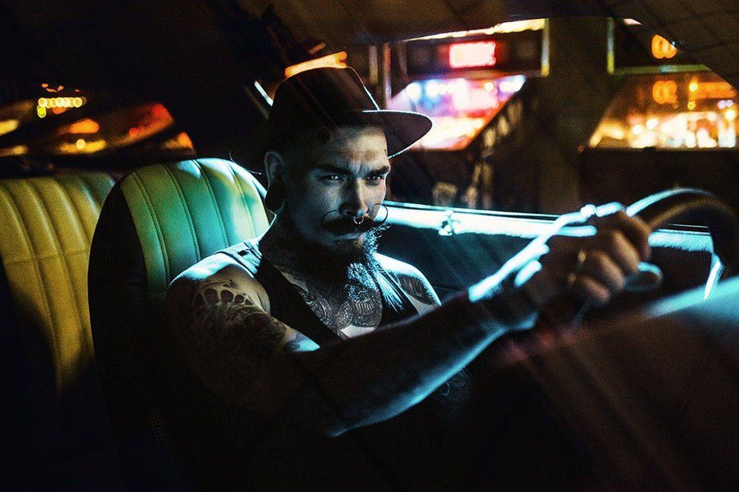 hakueizm, mcustoms, crow, портрет, фотограф, neon, юлия космос