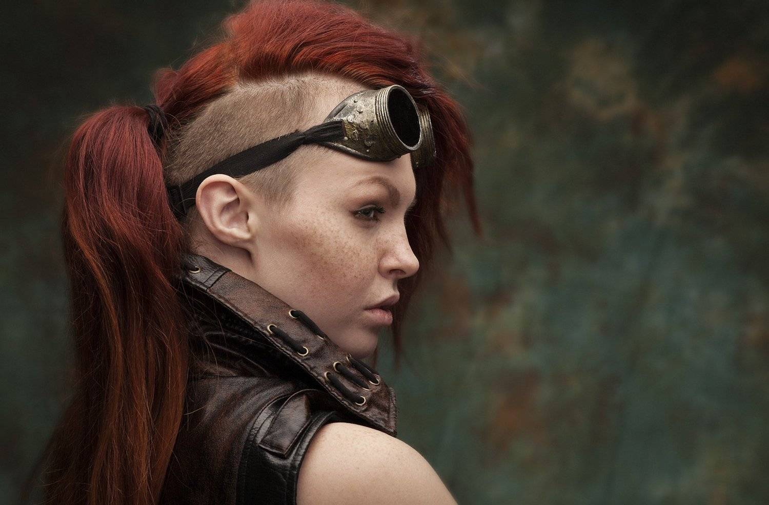 steampunk girl стимпанк девушка портрет, Шипов Олег