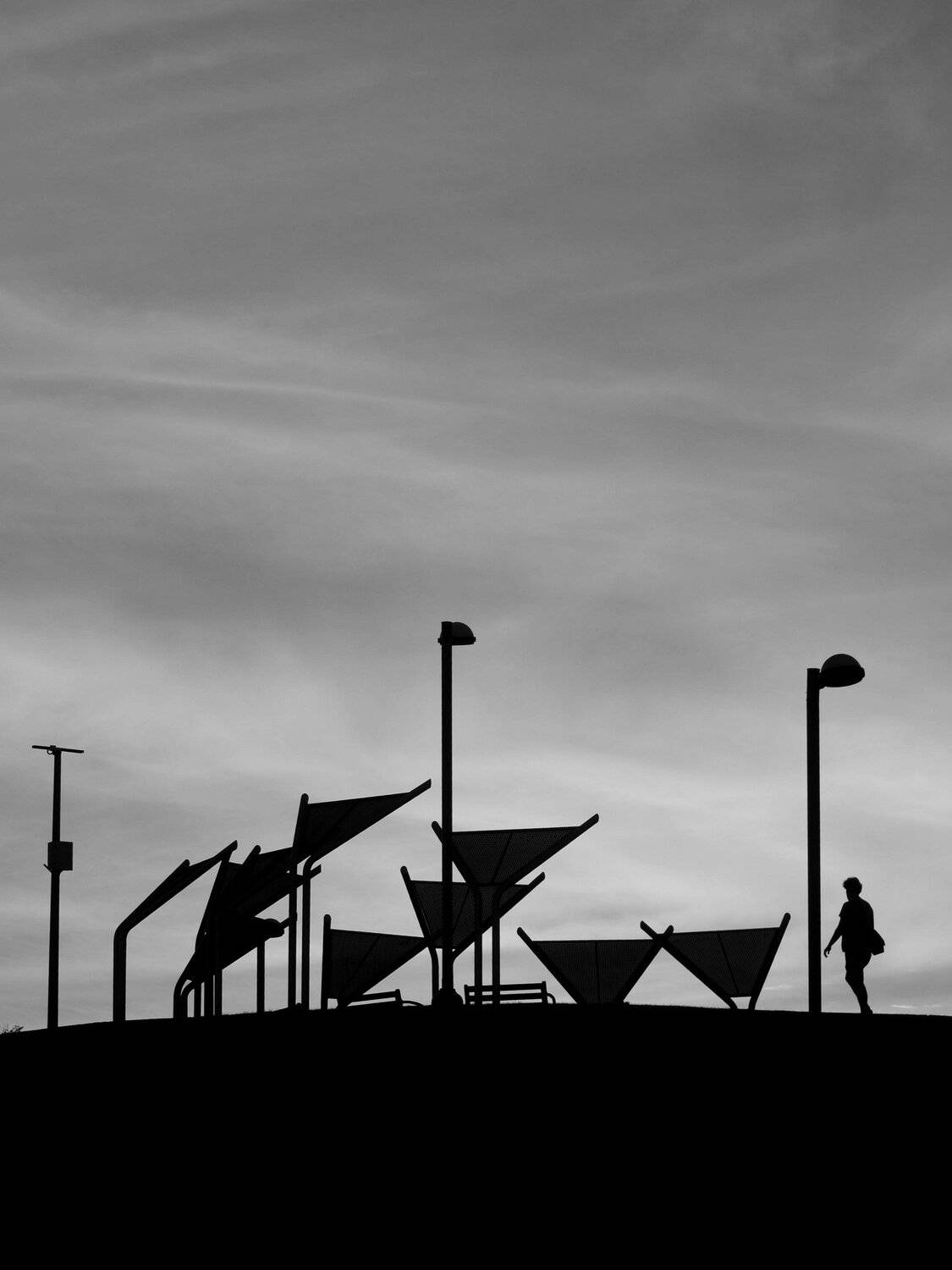 silhouette street black&white, vladimir algazin