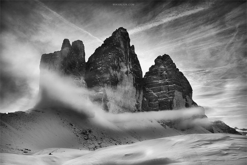b&w, tre, cime B&W Tre Cime фото превью
