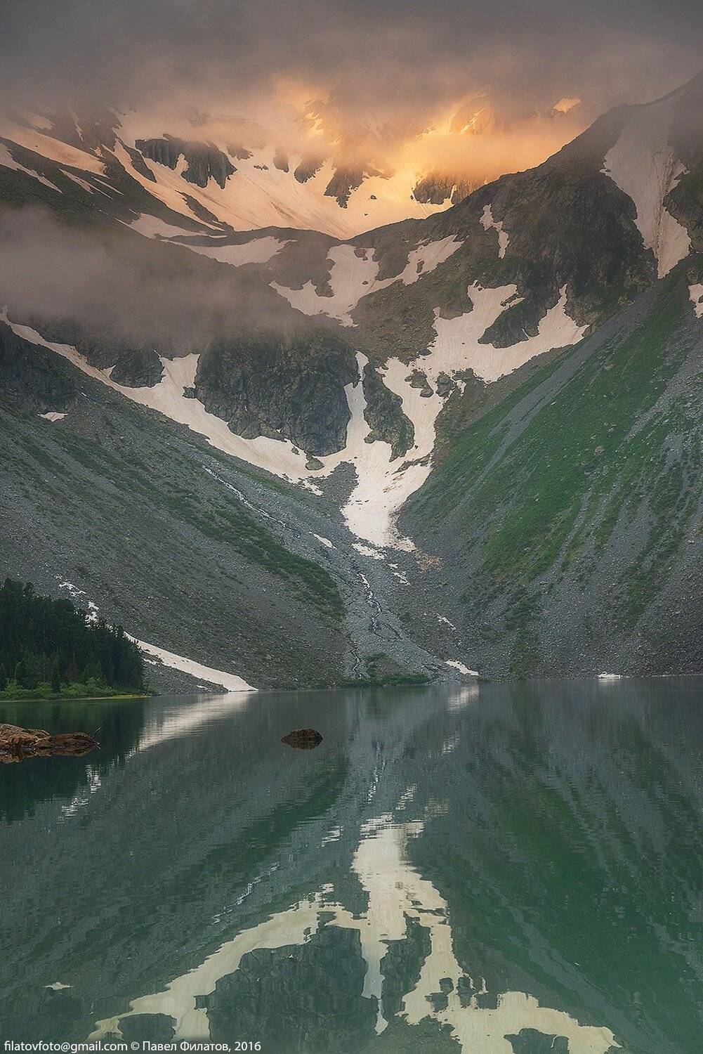 алтай, altai, сибирь, siberia, pavel filatov, павел филатов, верхее мультинское озеро, катунский заповедник, туман, рассвет, утро,, Павел Филатов