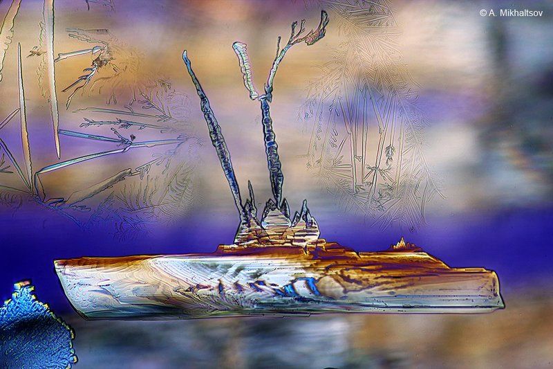 микрокристаллы микрофотография Титаник фото превью