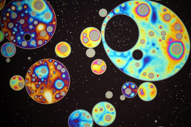 интерференция микрофотография глицерин Другие миры 3 фото превью