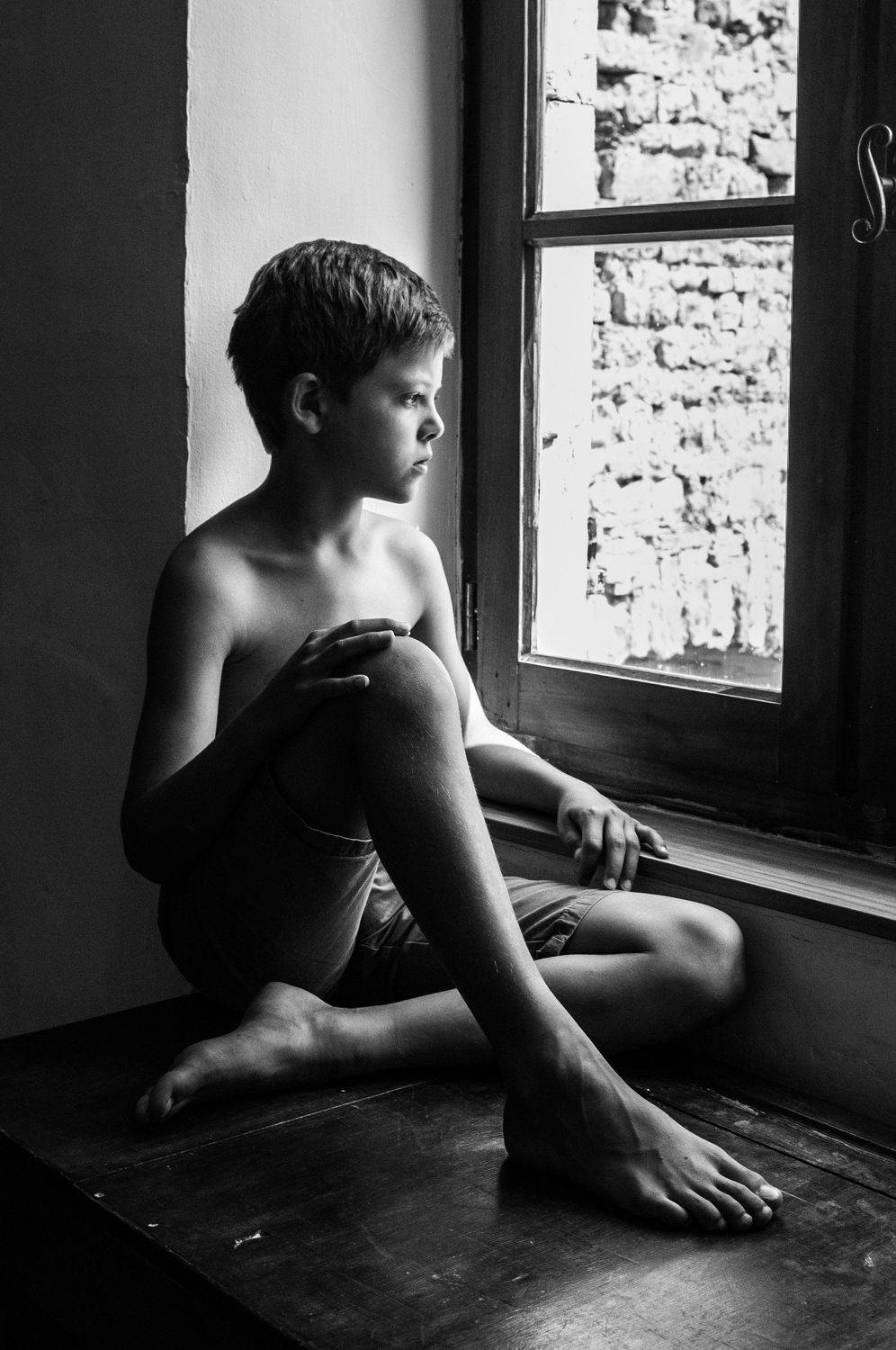 children, black&white, fine art, portrait,, Gunther Gehlich