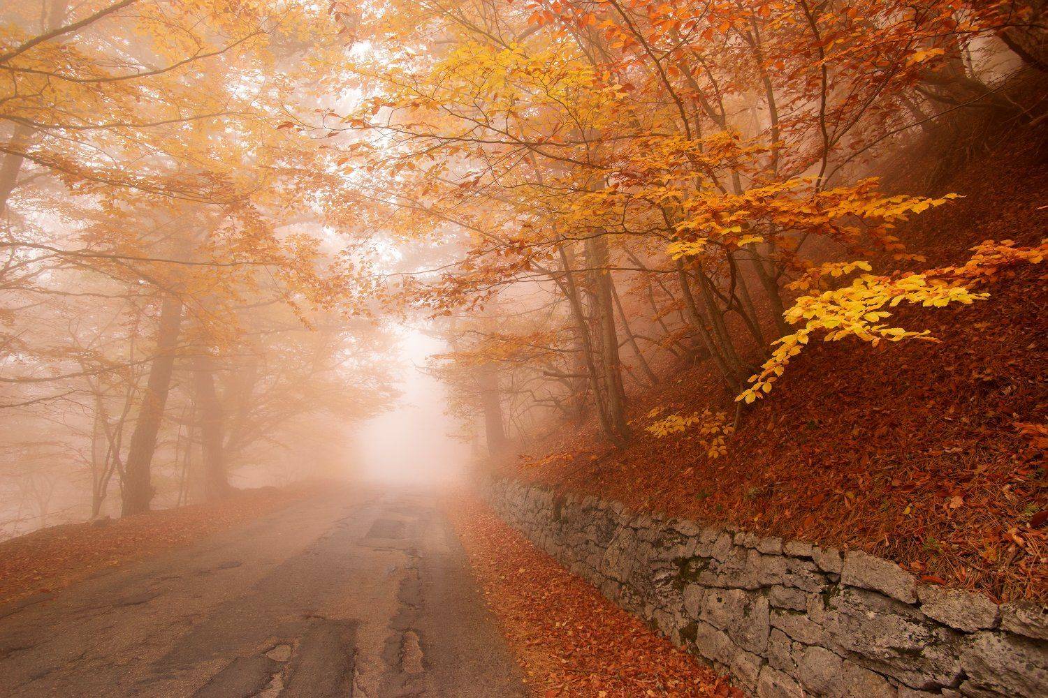 крым, море, горы, свет, закат, рассвет, природа, осень, Пеккер Сергей