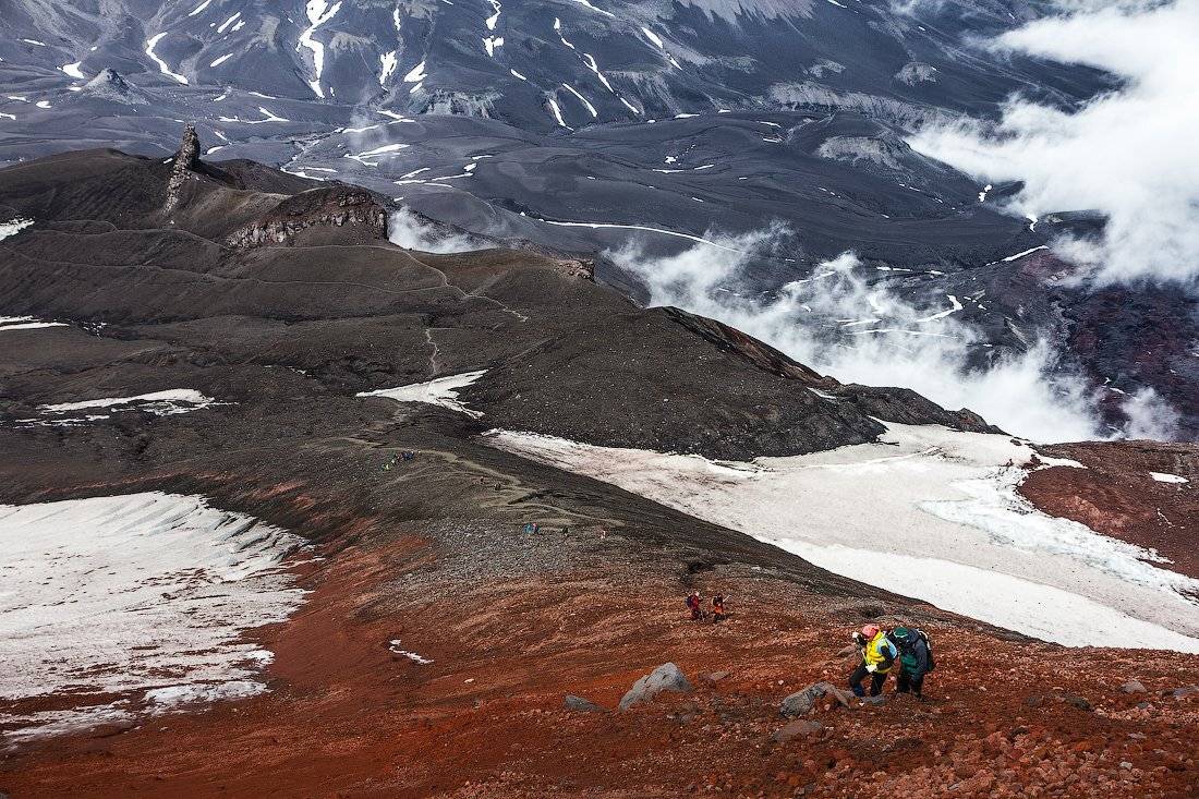Вулкан,восхождение,Авачинский,Вверх,группа,поход,Камчатка, Слащилина Нина