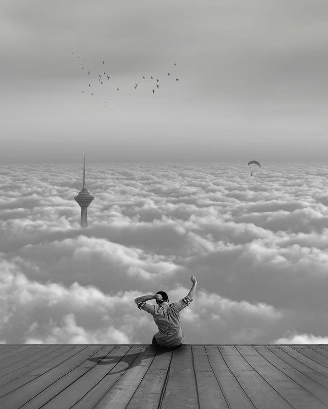 #man #cloudly #bnw #fine_art #sky #cloud #mehrzad_photo #hossein_mehrzad #black_and_white #b&w #editing #photoshop #creative #photo_art #digital #mehrzad #photography #creative_art #consept_art Eighth sky фото превью