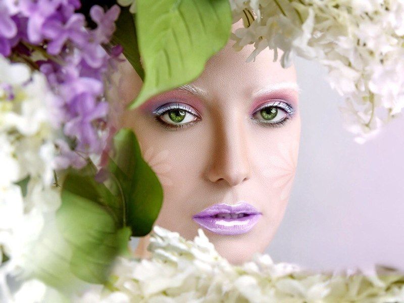 девушка, весна, сирень, съёмка, фотосессия Зимняя сирень фото превью