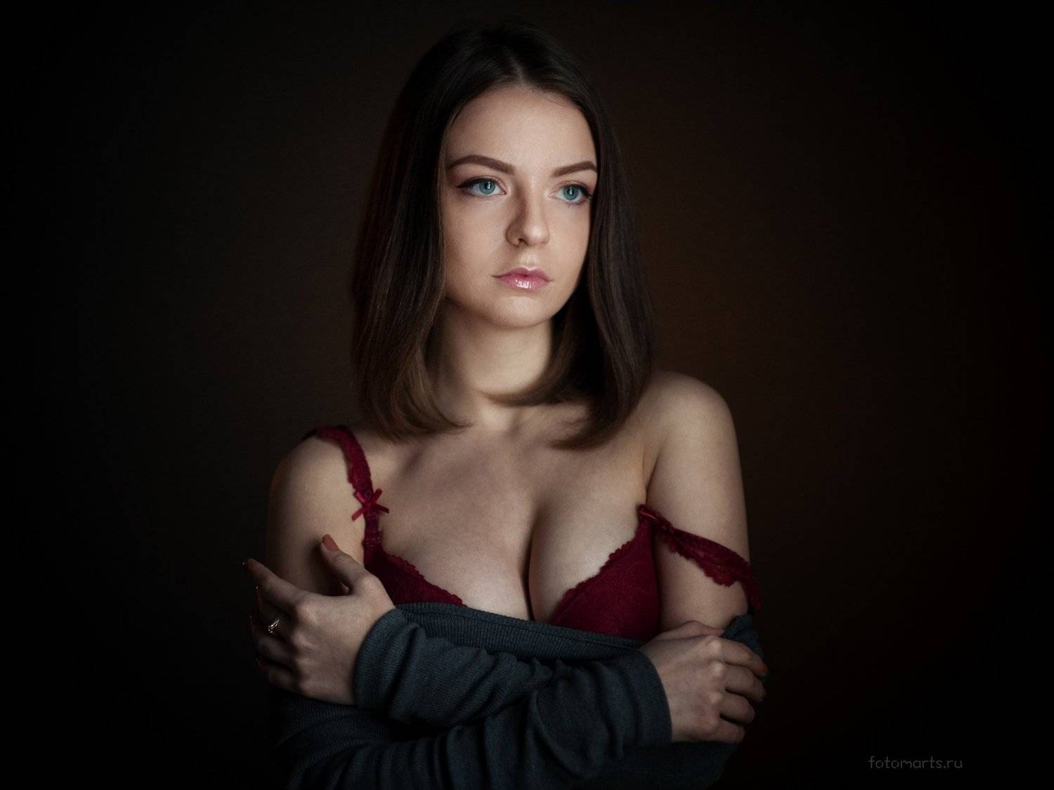 портрет portrait model studio light eyes female , Сергей Мартынов