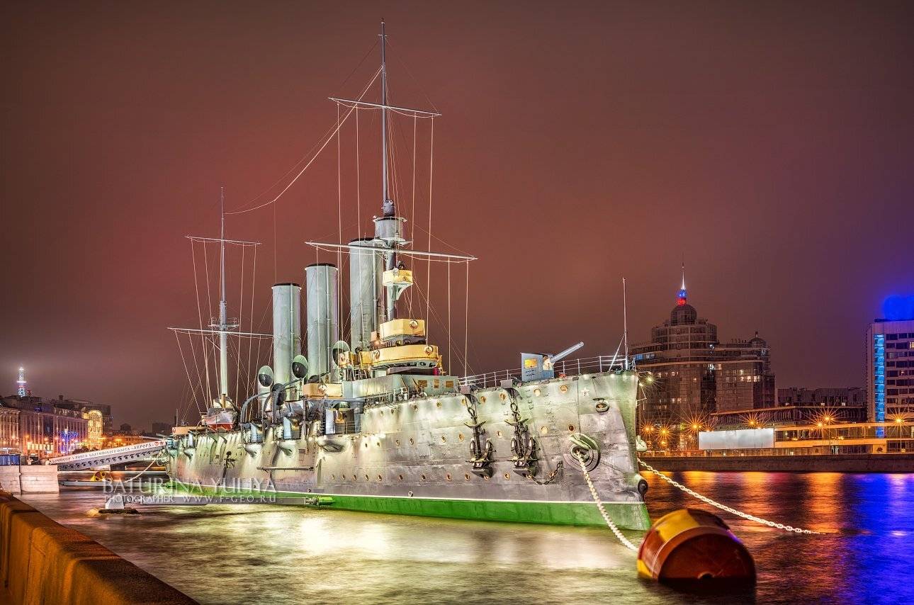 санкт-петербург, аврора, крейсер, ночь, лето, Юлия Батурина