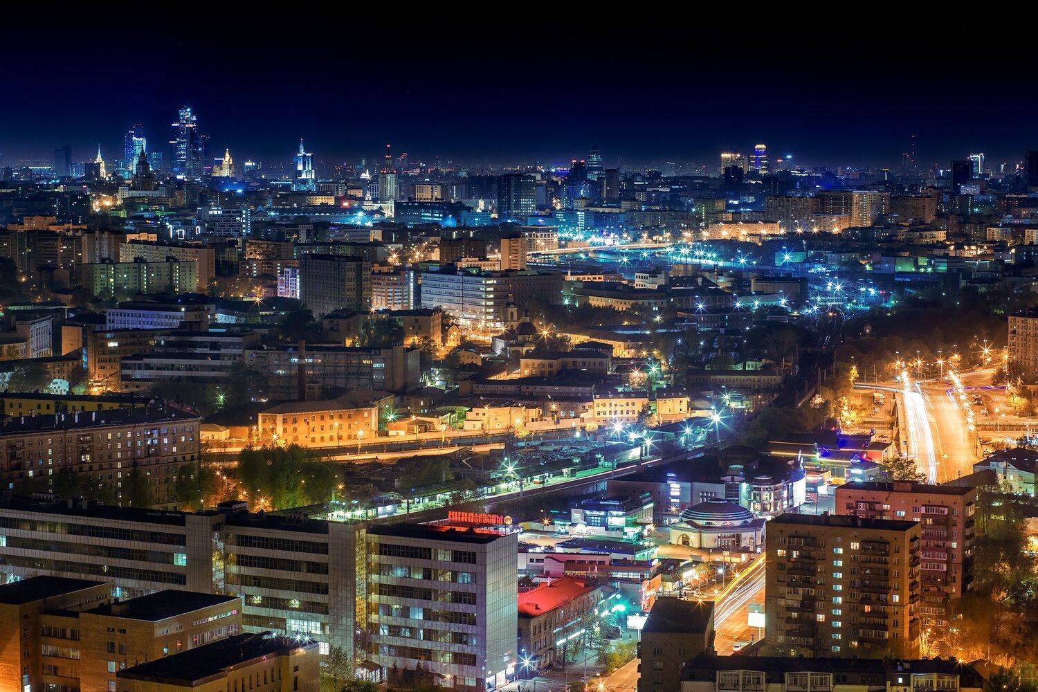 Архитектура, Москва, Длинная выдержка, Pavel