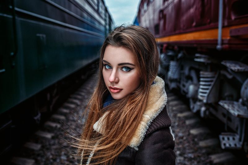#portrait #beautiful #model #russia #moscow #train Daria фото превью