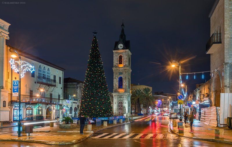 Рождественский дождь в Яффо. фото превью
