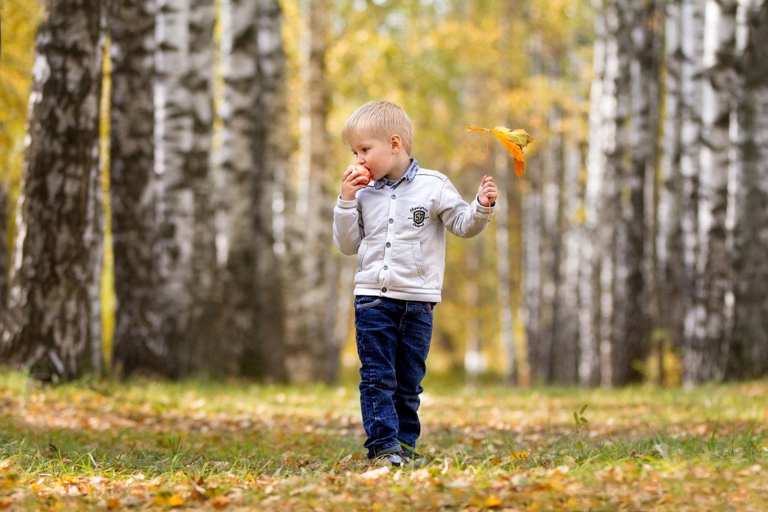 осень, дети, лес, Оксана Колиева