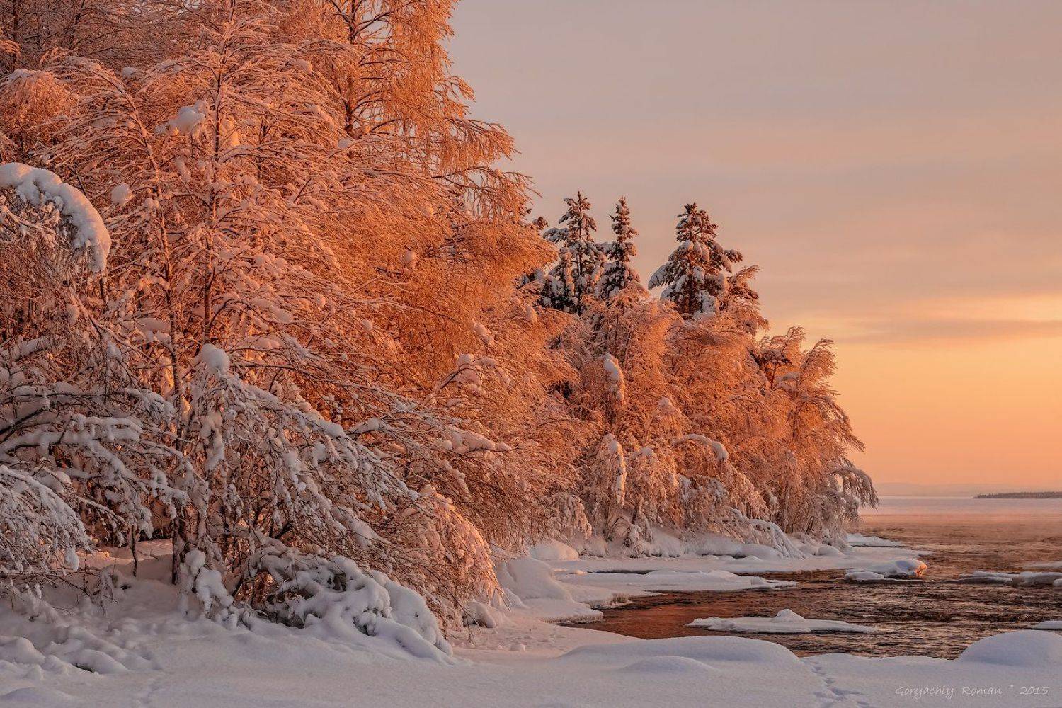 север, кольский, пиренга, заполярье, Роман Горячий