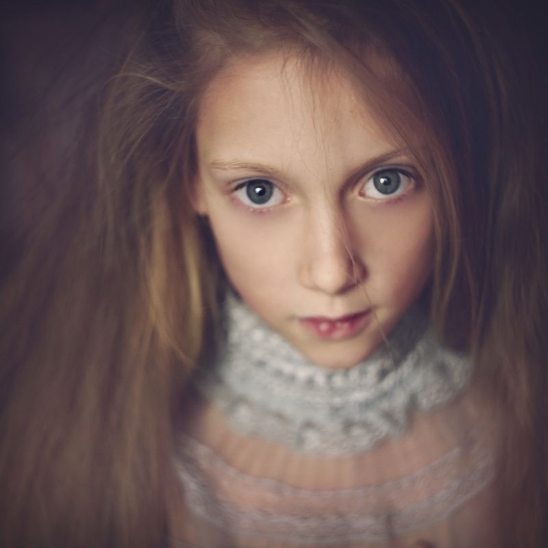 girl, portrait, eyes, child, helios Nadia фото превью