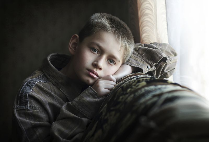 портрет, ребёнок, дети, семья, мальчик, свет Николай фото превью