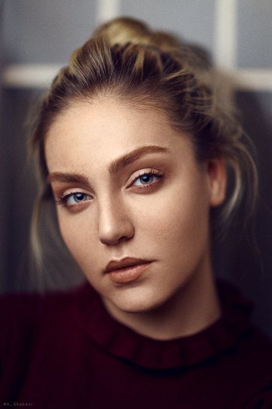portrait, model, face, eyes, beauty, canon,  Bahare фото превью