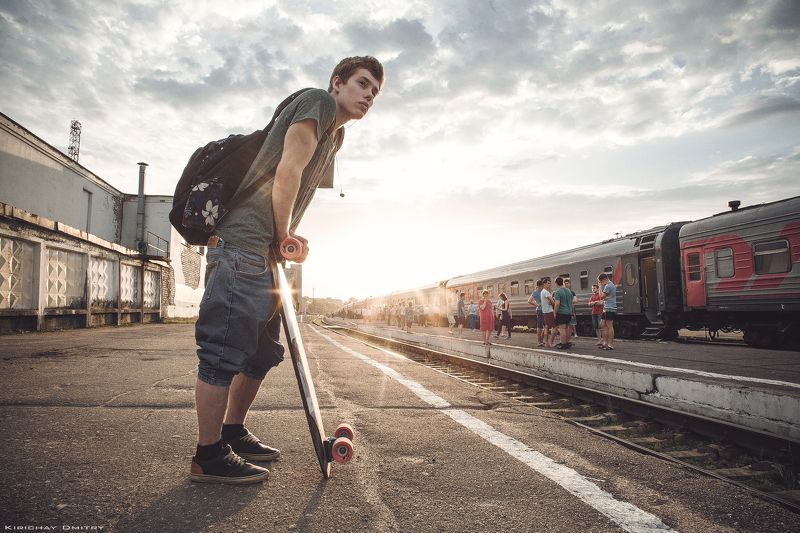 портрет,жанр,парень Долгий путь фото превью