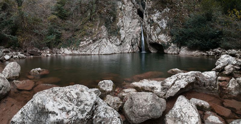 Агурский водопад фото превью