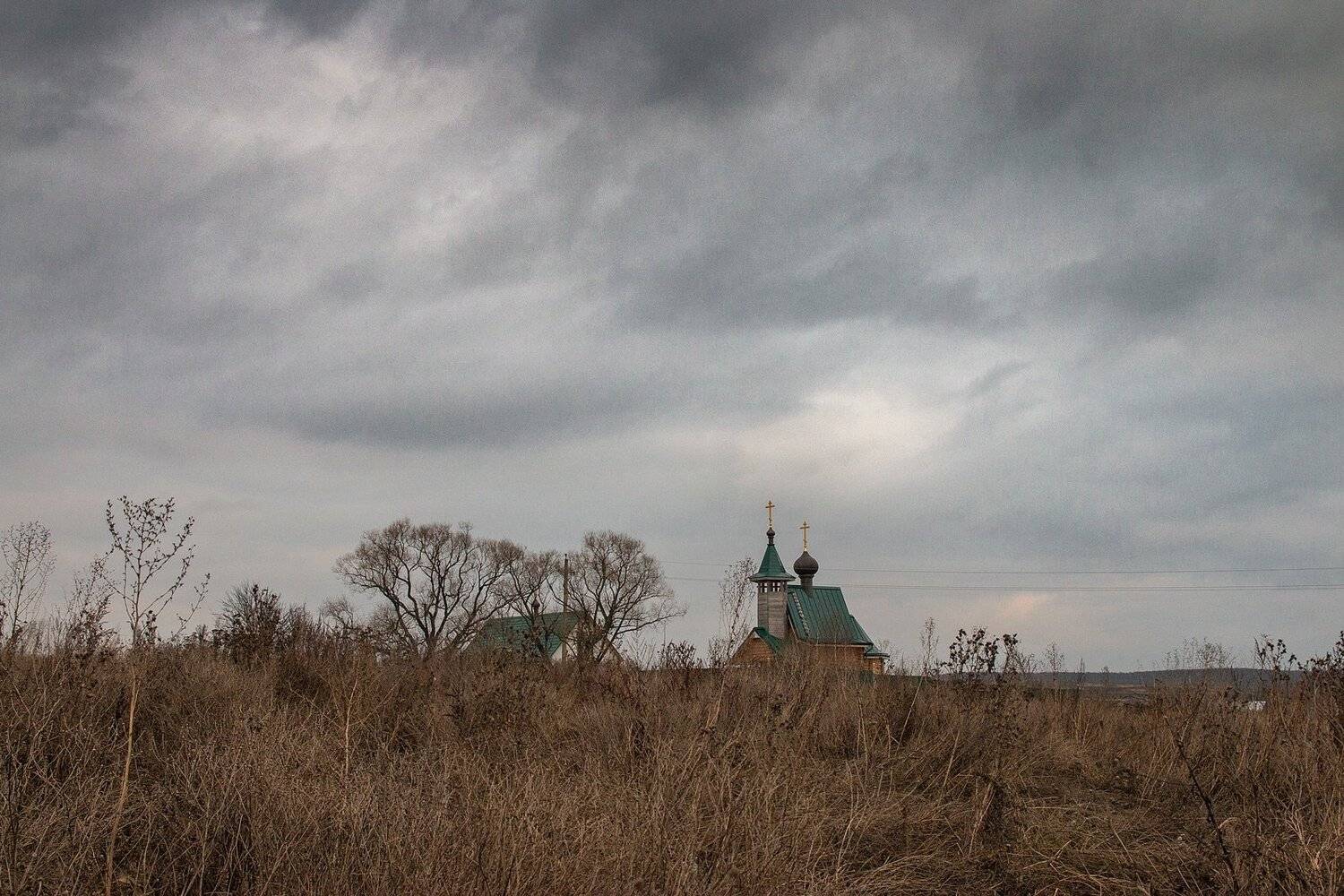 скит, поле, осень, Александр