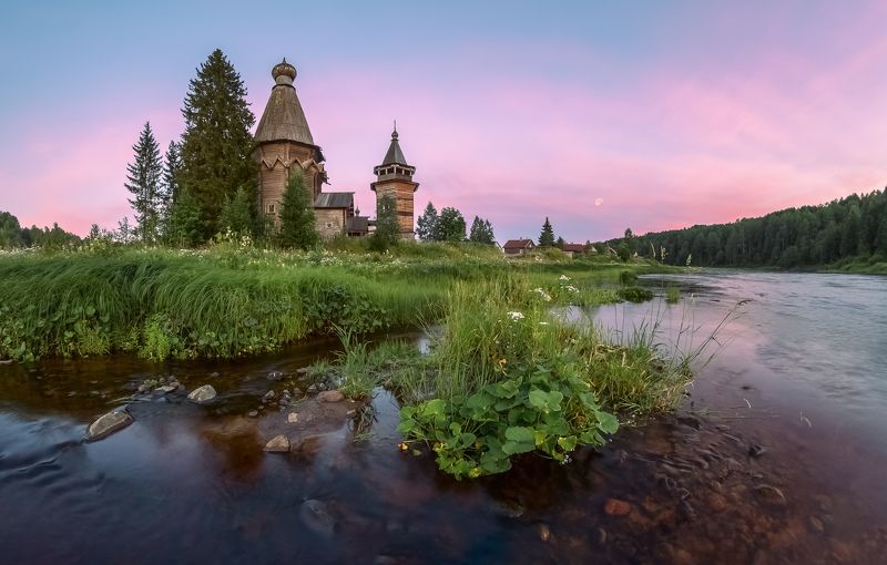 русский север,согинский погост,церковь николая чудотворца На Согинском погосте. фото превью