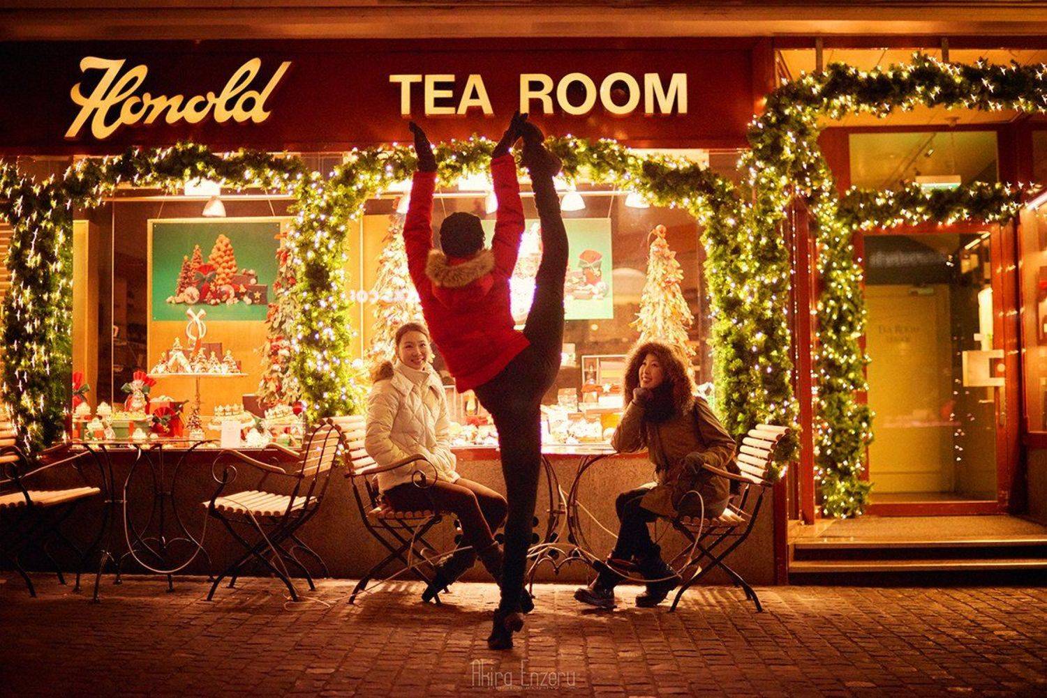 night, landscape, ballet, ballerina, dance, dancing,, Enzeru Akira