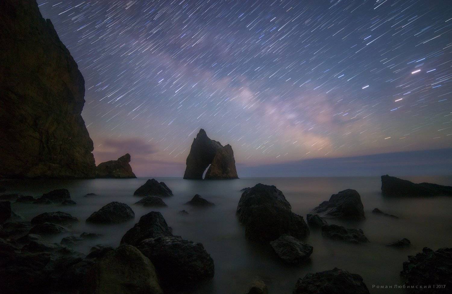 крым, черное море, золотые ворота, пейзаж, звезды, красиво, россия, , Роман Любимский