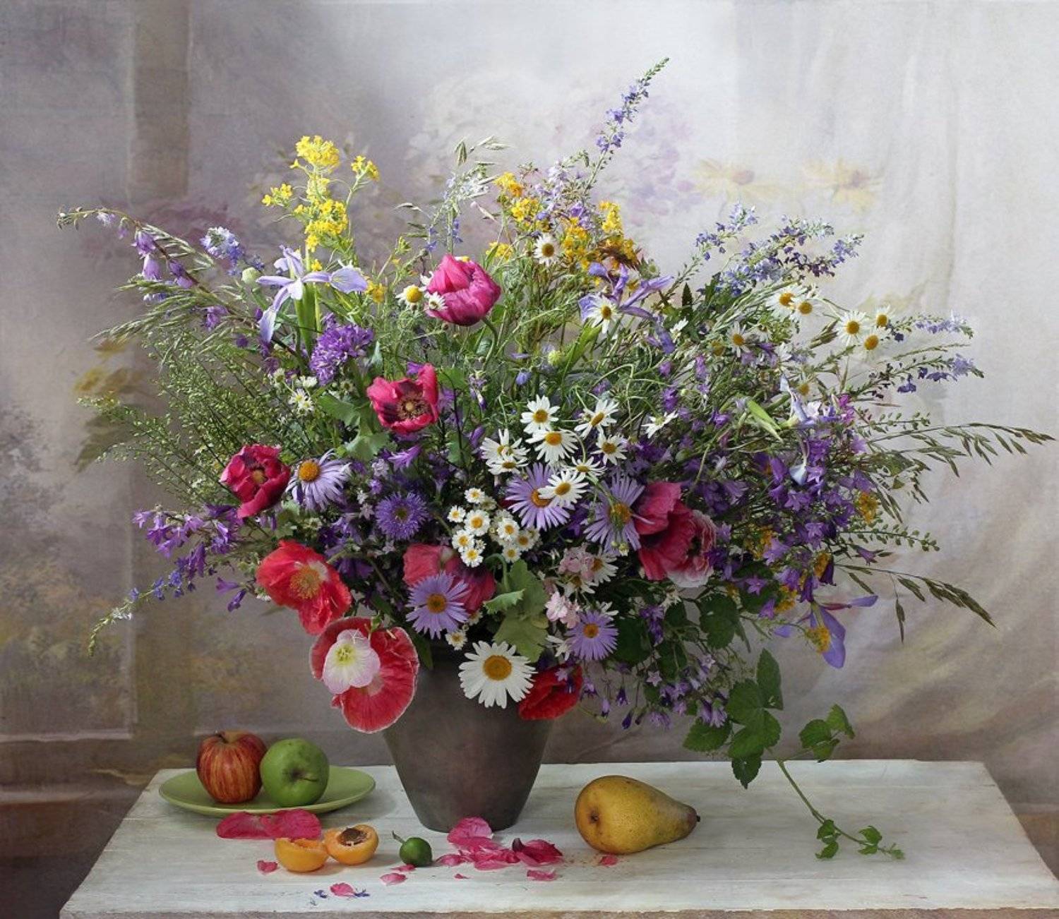 натюрморт, марина филатова, в окно струился лёгкий ветерок, цветы, Марина Филатова