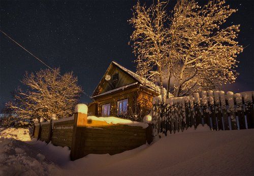 ночь и морозы