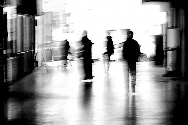 silhouette street black&white, vladimir algazin